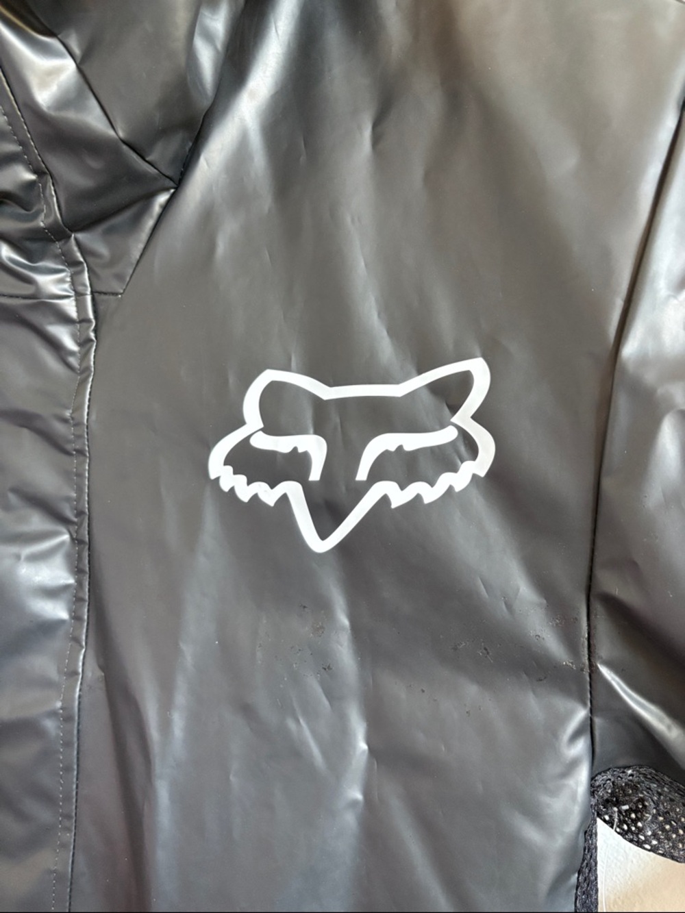 Fox Black Waterproof Pit Rain Jacket - Picture 5 of 9